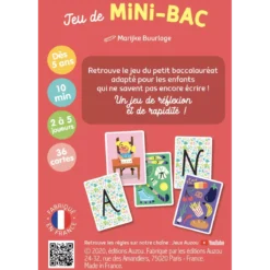 Jeu du Mini-bac