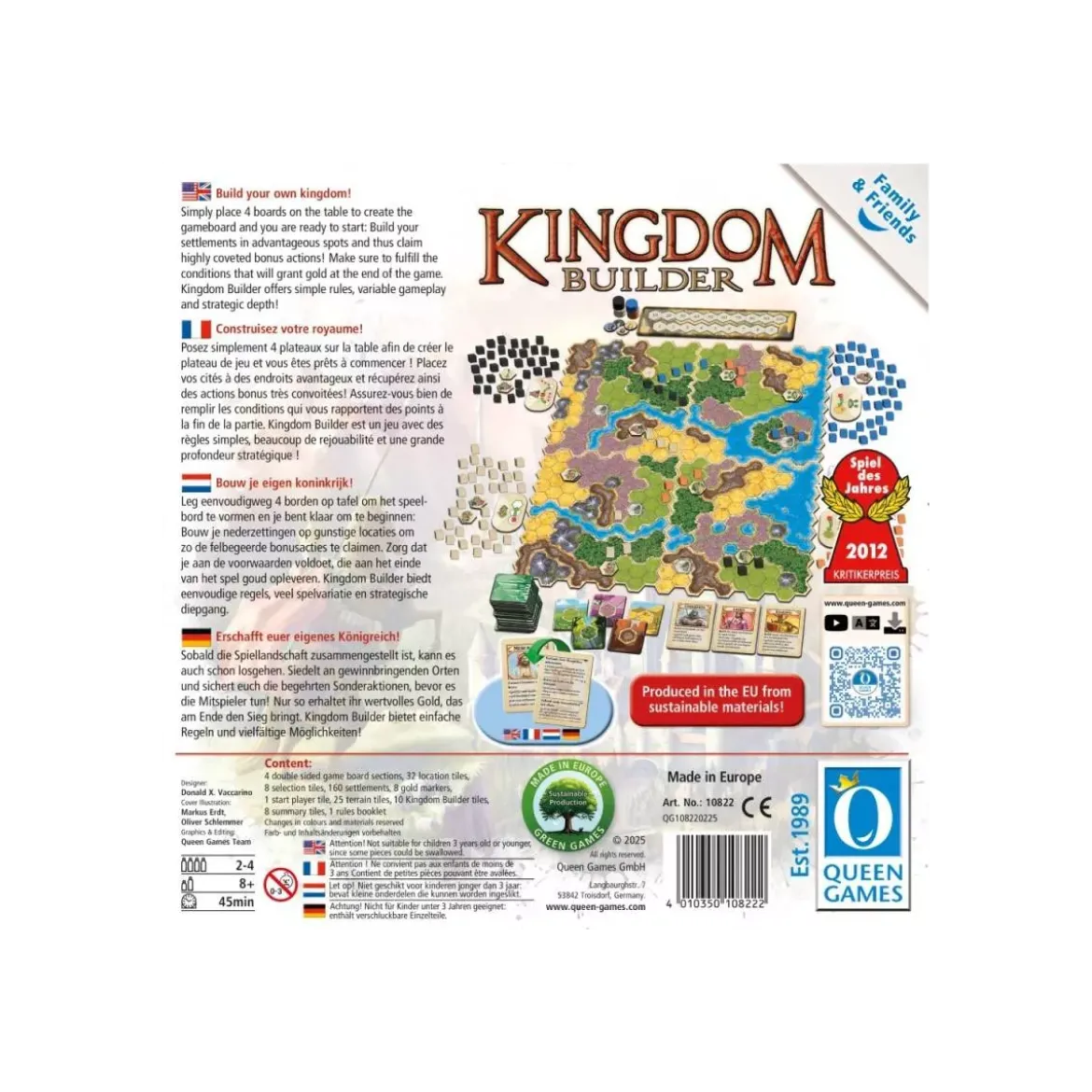 Kingdom Builder : Édition Famille et Amis