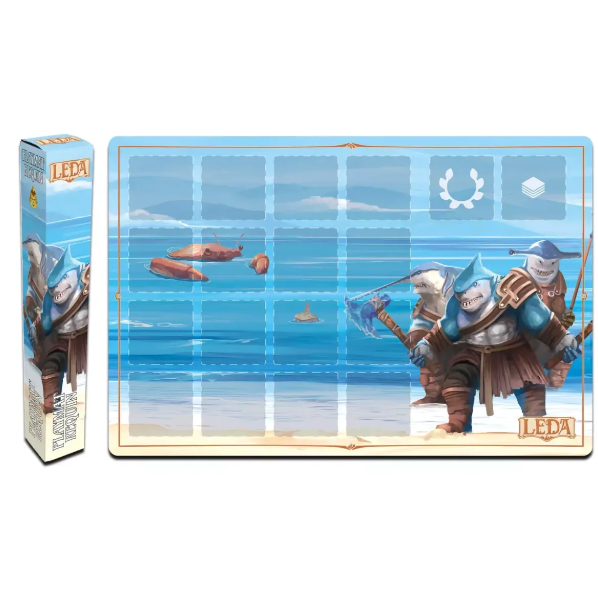 Leda - Tapis de jeu Requins