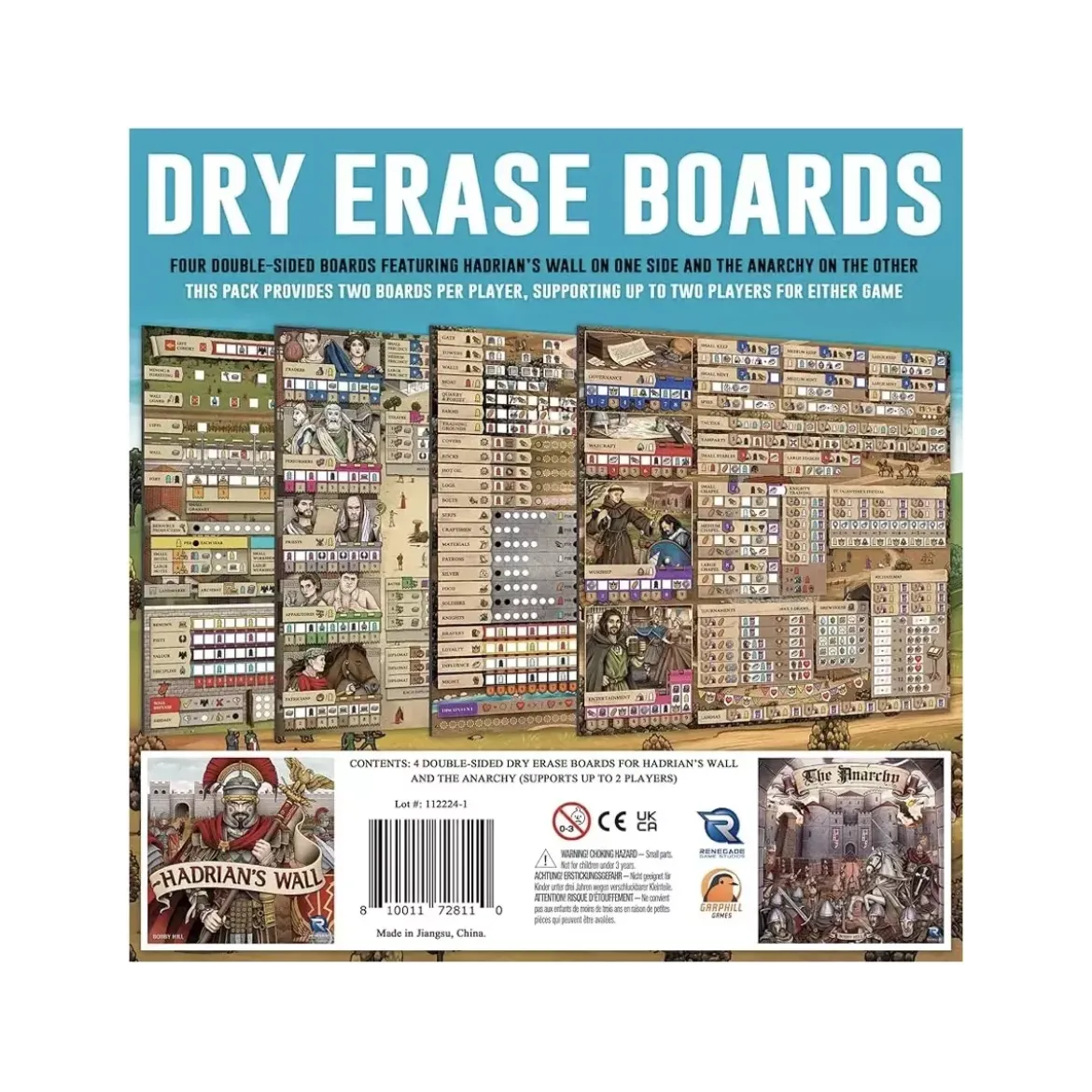 Le Mur d'Hadrien & The Anarchy : Dry Erase Boards - Version Anglaise