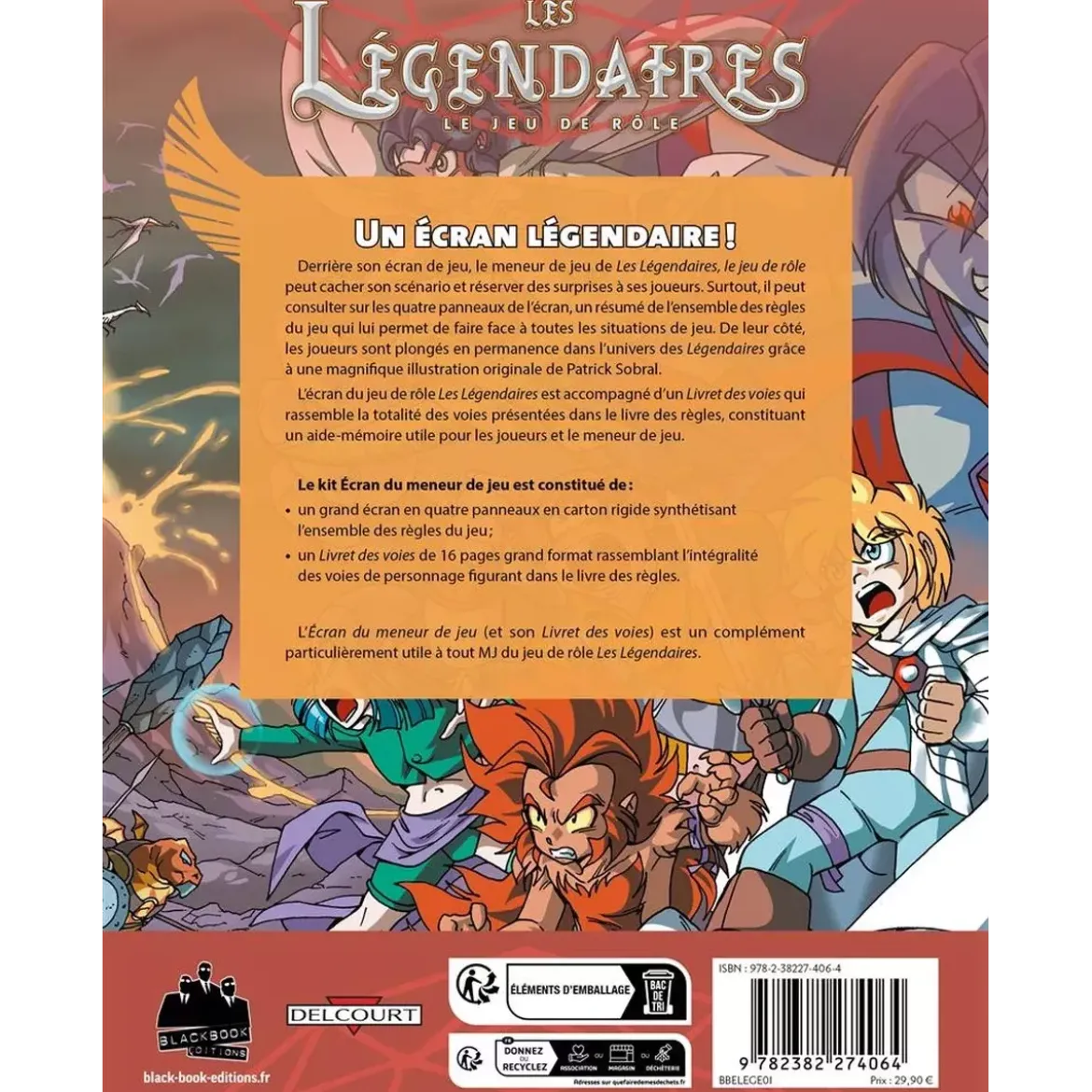Les Légendaires : Le Jeu de Rôle - Écran du Meneur de Jeu