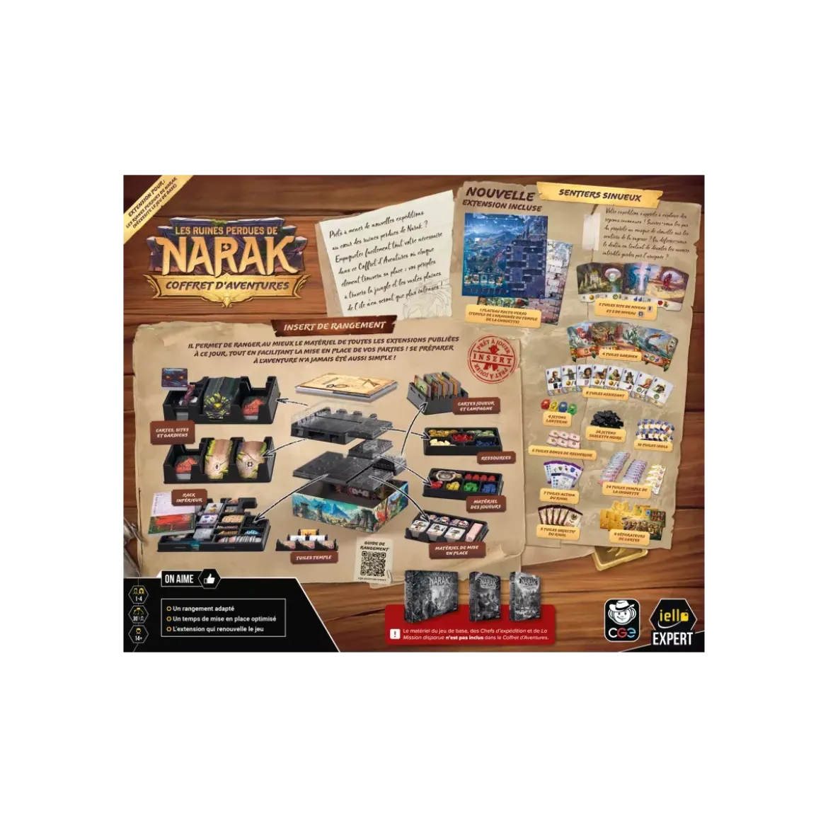 Les Ruines Perdues de Narak : Coffret d'Aventures - Extension