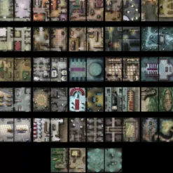 Livre Plateau de Jeu - Battle Mats : Horreur à Arkham : Le Jeu de Rôle A4