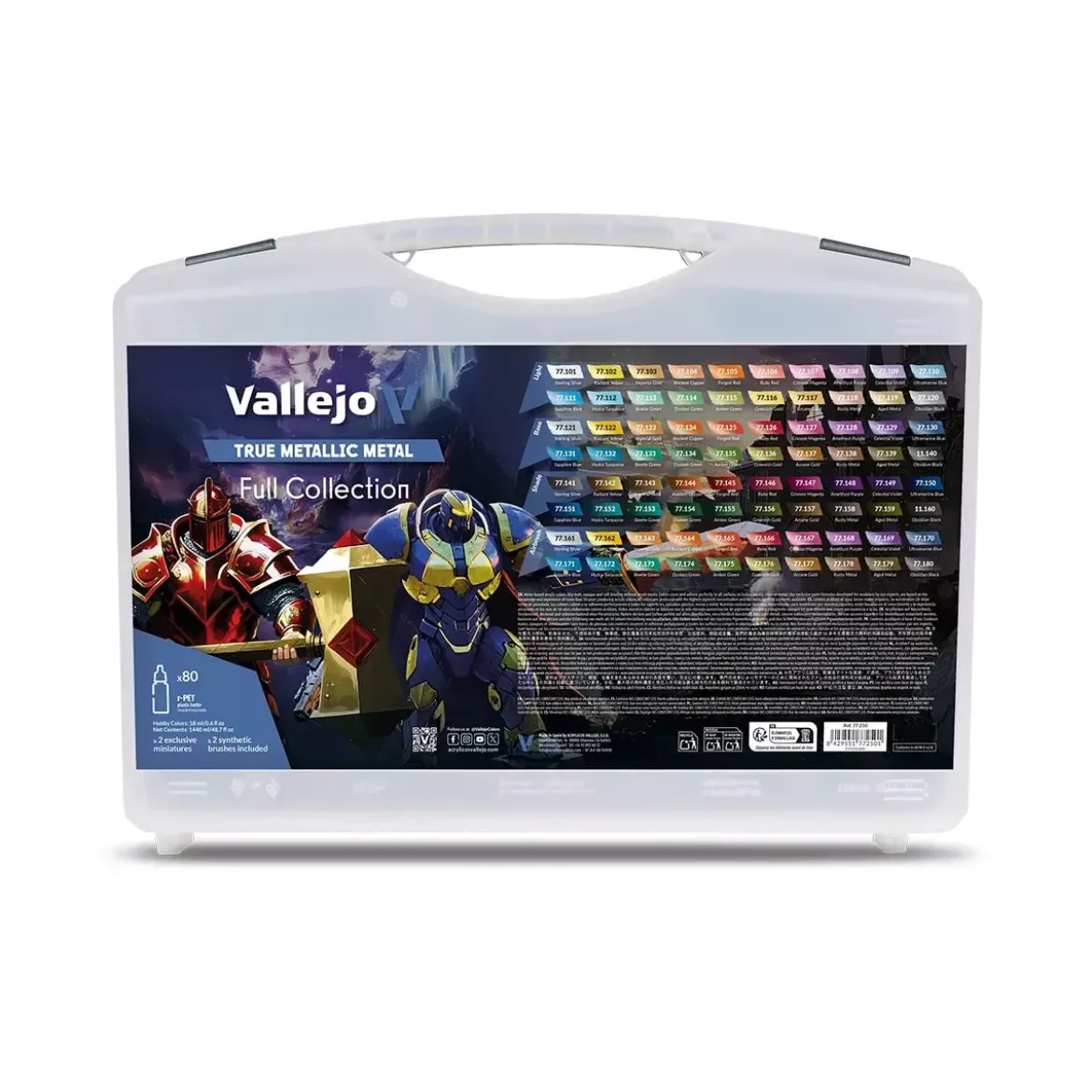 Mallette 80 teintes True Metallic Metal - Peinture