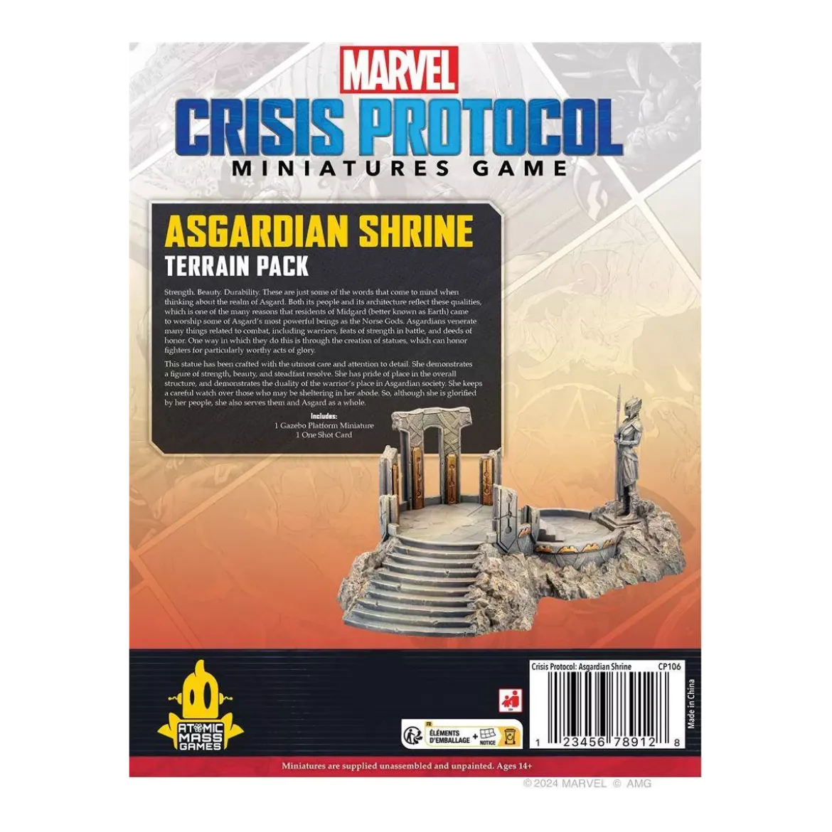 Marvel Crisis Protocol : Asgardian Shrine - Terrain Pack