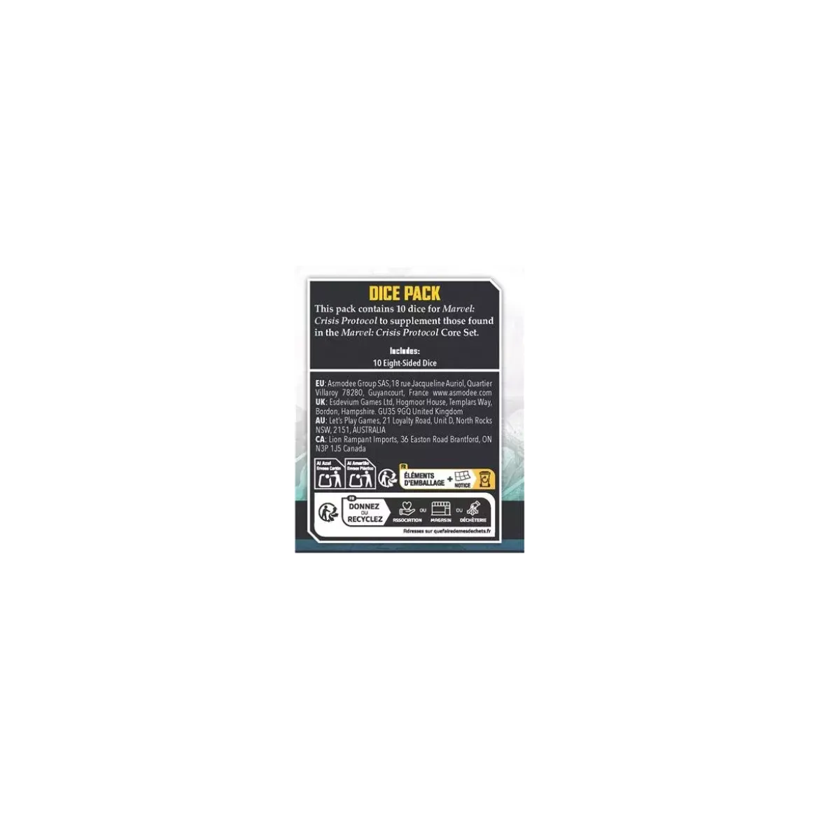 Marvel Crisis Protocol - Dice Pack
