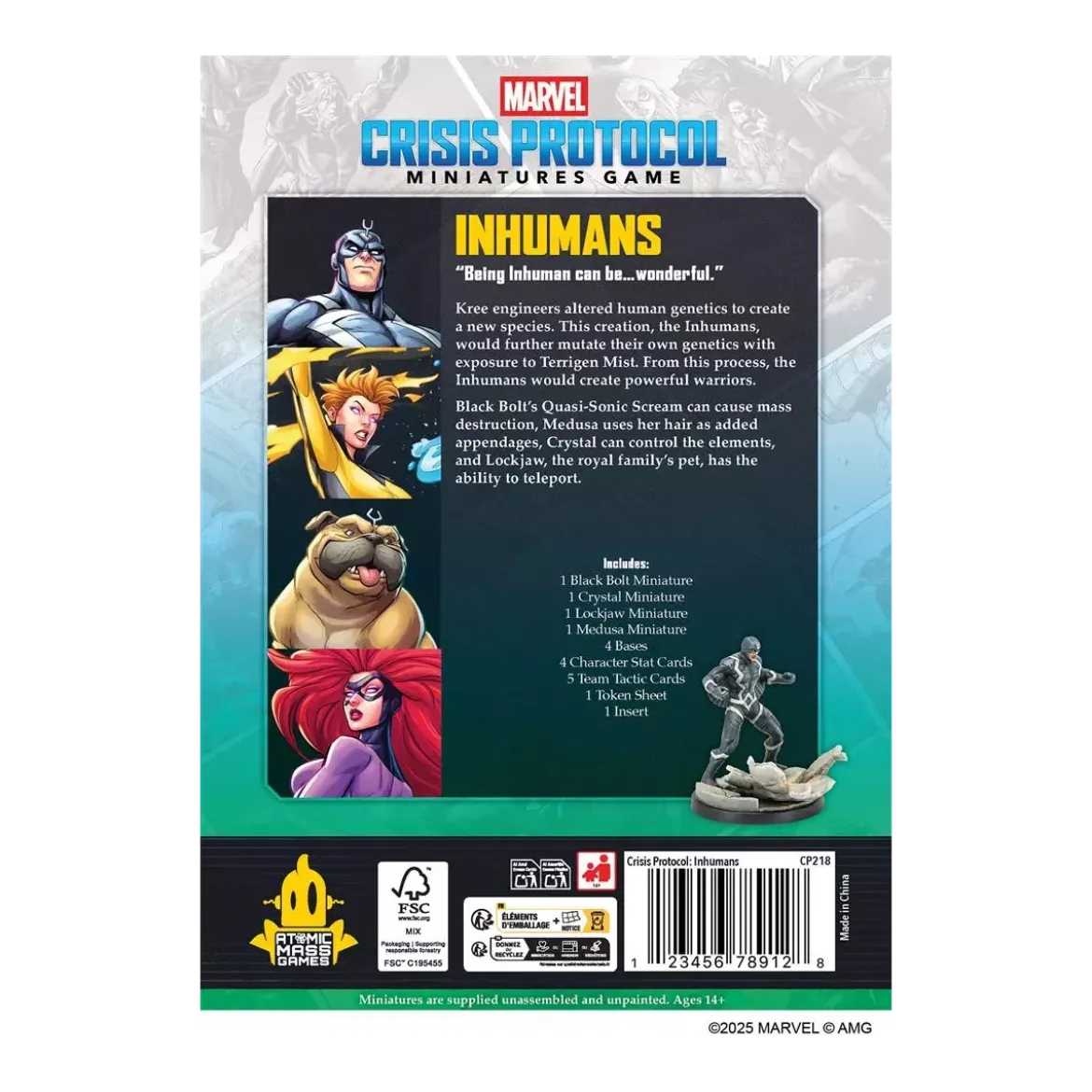 Marvel Crisis Protocol : Inhuman - Affiliation Pack
