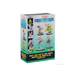 Marvel Crisis Protocol : Mighty Thor, Lady Sif, Thor, Hero of Midgard & Loki, Prince of Lies - Character Pack