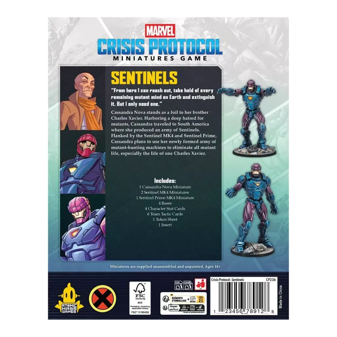 Marvel Crisis Protocol : Sentinels - Affiliation Pack