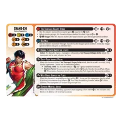 Marvel Crisis Protocol : Shang-Chi & Silver Sable - Character Pack