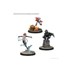 Marvel Crisis Protocol : Silk, Spider-Ham & Spider-Man Noir - Character Pack