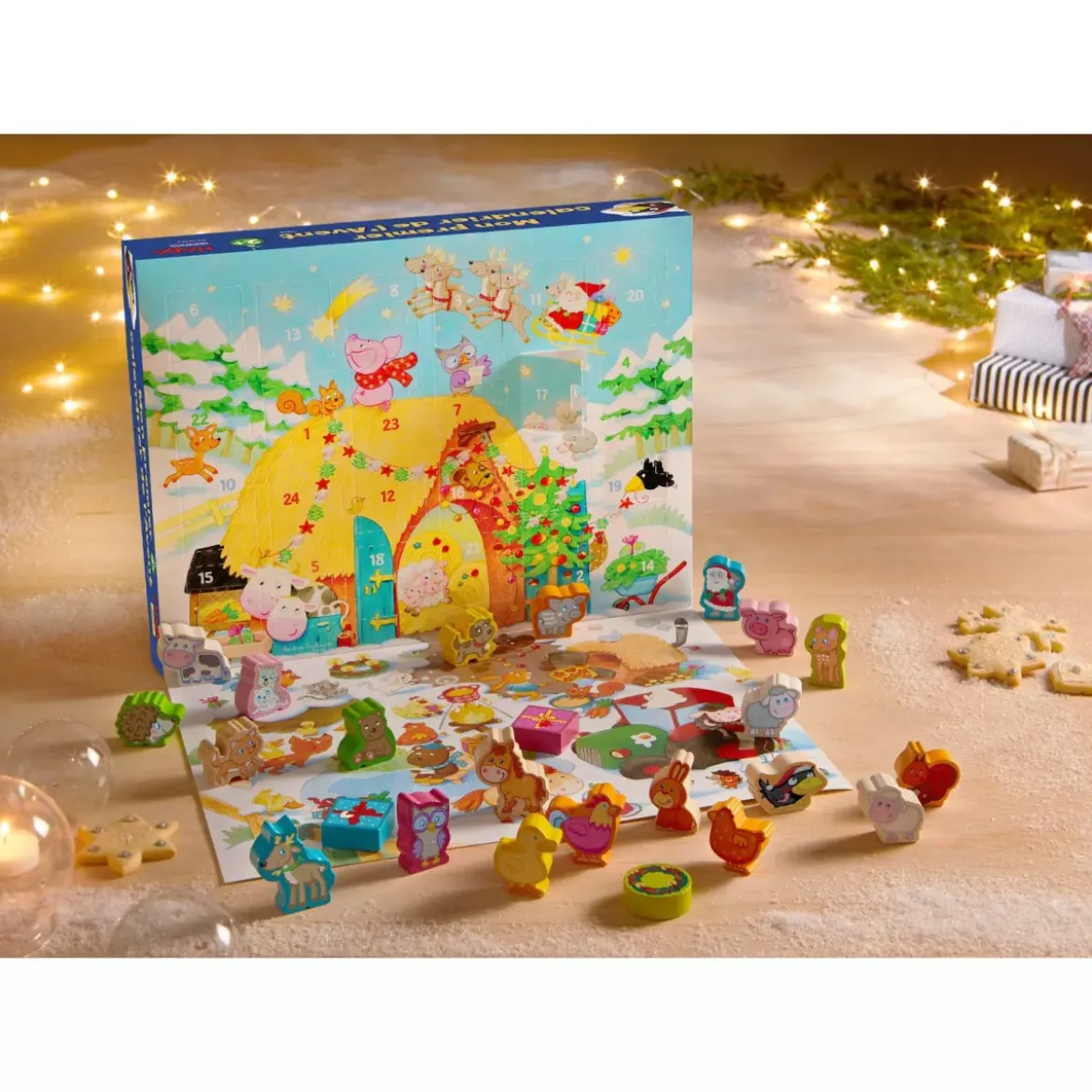 Mon premier calendrier de l'avent : Noël à la ferme