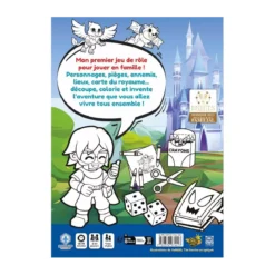 Mon Premier Jeu de Rôle - Une Aventure à Colorier : Livre de règles
