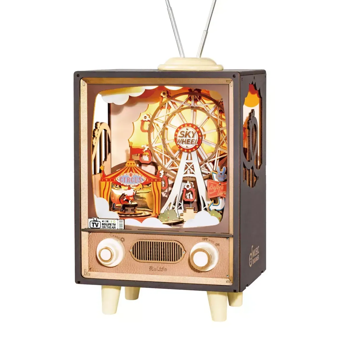 Music Box Rolife - Sunset Carnival - 174 Pièces