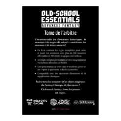Old-School Essentials : Advanced Fantasy - Tome de l'Arbitre
