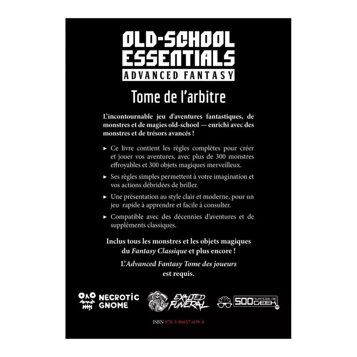 Old-School Essentials : Advanced Fantasy - Tome de l'Arbitre