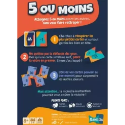 5 ou Moins
