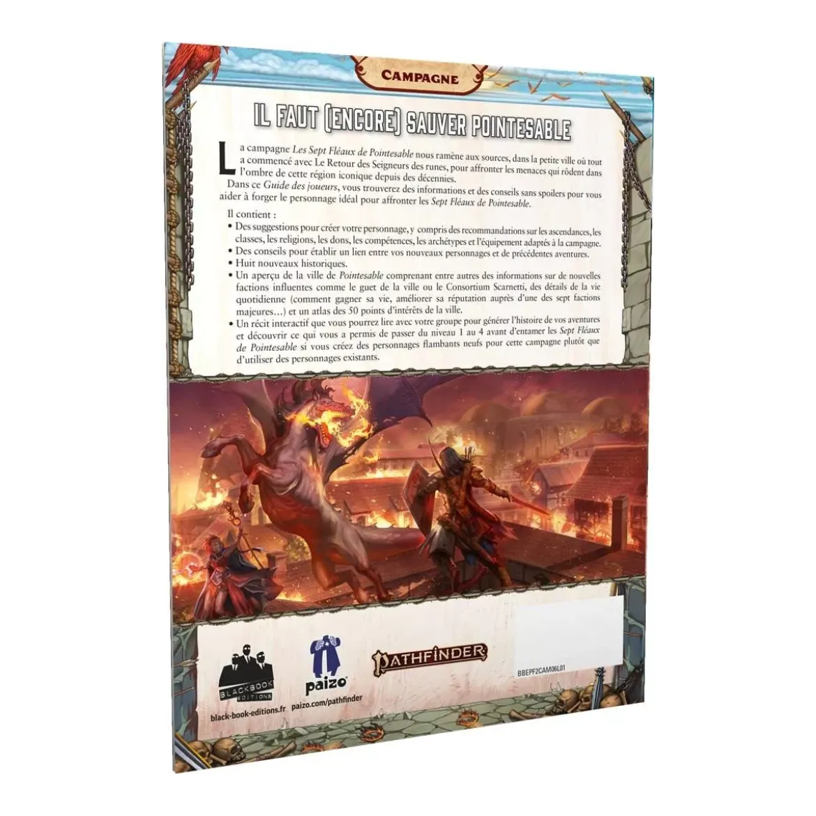 Pathfinder 2 : Les Sept Fléaux de Pointesable - Guide du Joueur