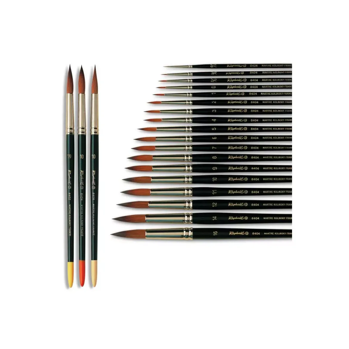 Pinceau Raphaël Kolinsky S 8404 - Taille n° 5/0 Pointe Fine