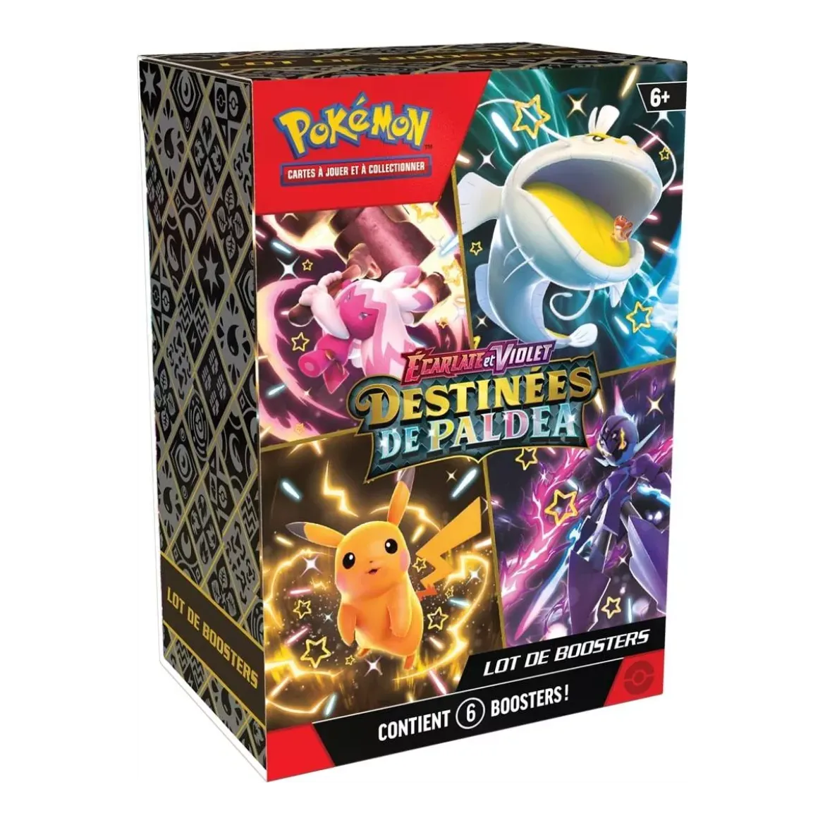 Pokémon : Bundle de 6 Boosters - Destinée de Paldea - EV04.5