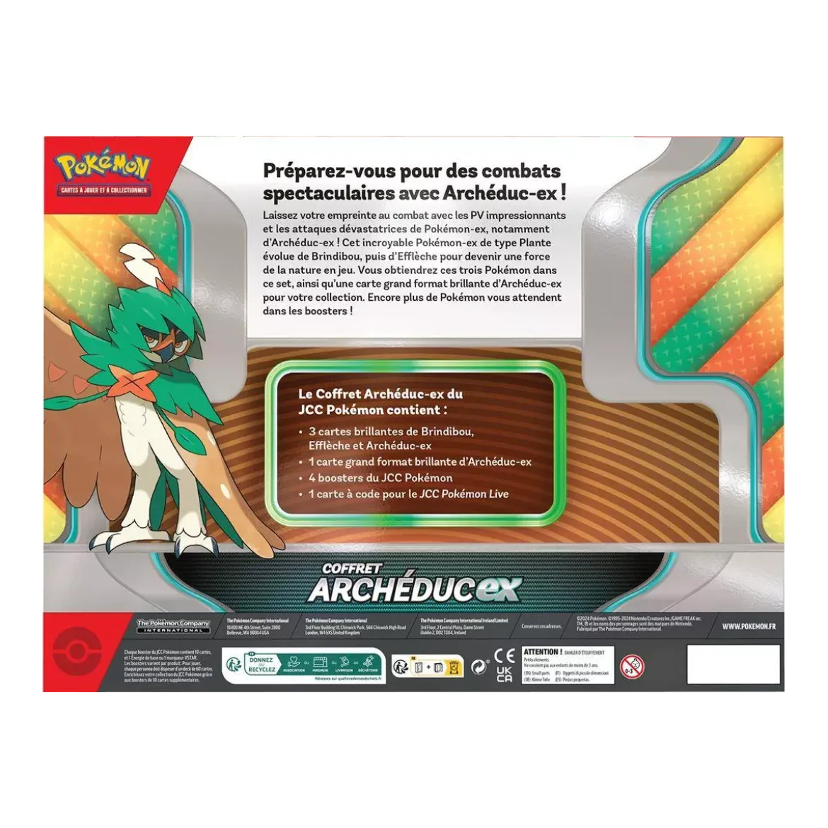Pokémon : Coffret Archéduc-ex Octobre 2024