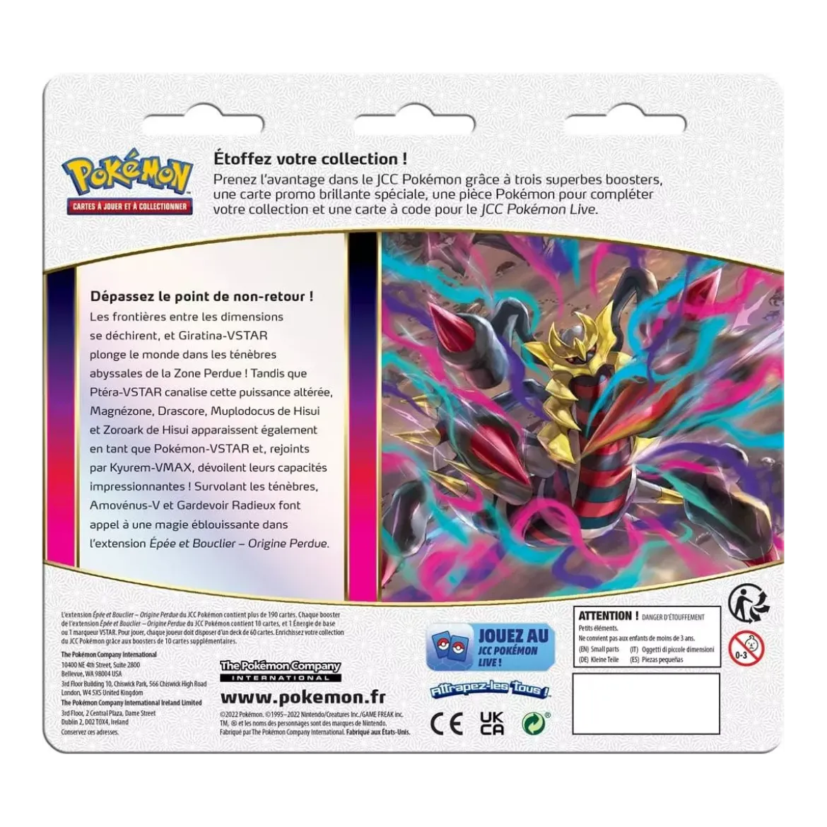 Pokémon : Tripack Origine Perdue - EB11