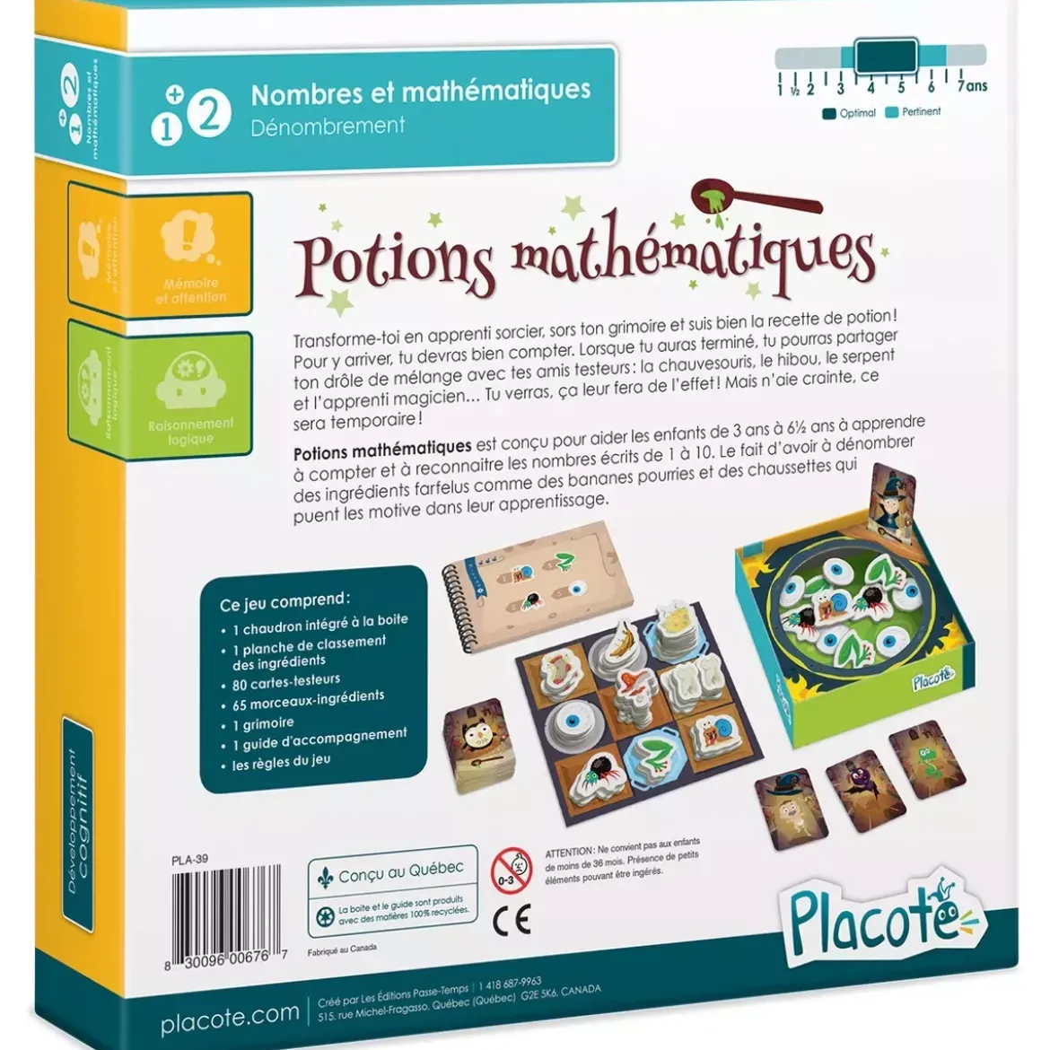 Potions Mathématiques