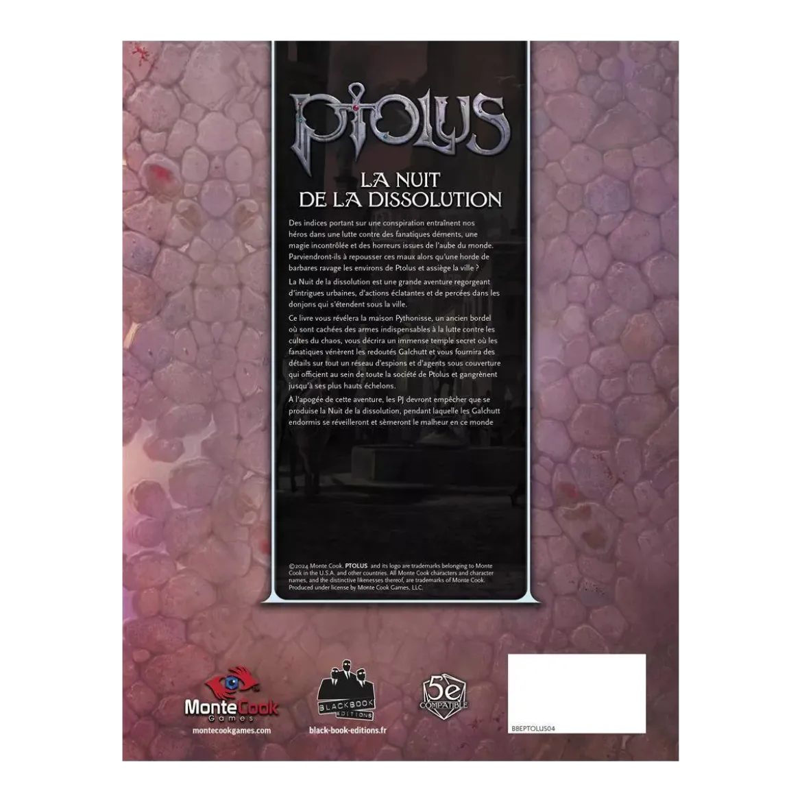 Ptolus, la Cité du Pic : La Nuit de la Dissolution
