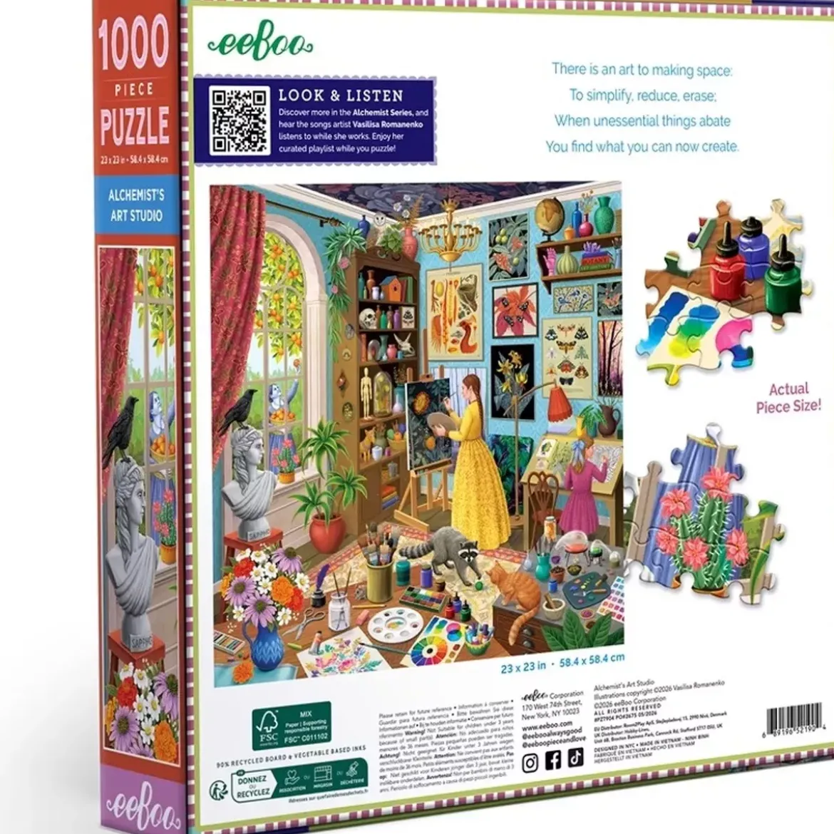 Puzzle Alchemist's Art Studio - 1000 pièces