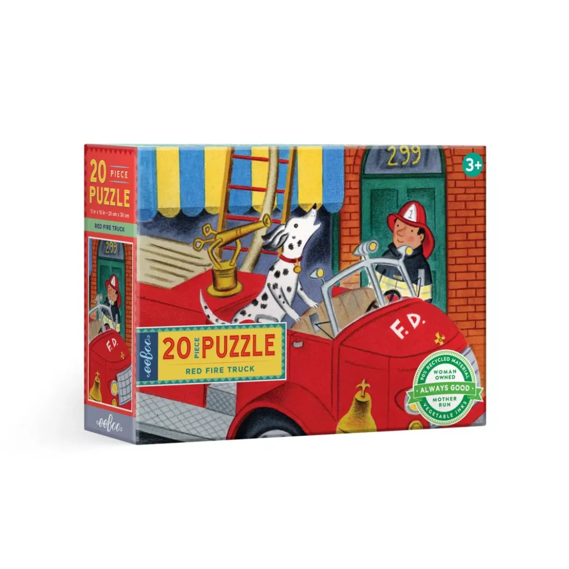 Puzzle Camion Pompier - 20 pièces