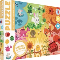 Puzzle Cherche et Trouve des tout-petits : Les Couleurs