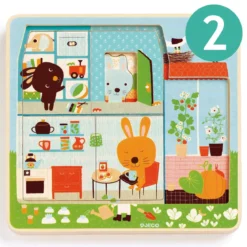 Puzzle Chez-Carrot - 12 pièces