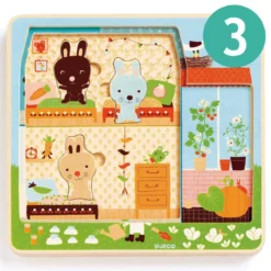 Puzzle Chez-Carrot - 12 pièces