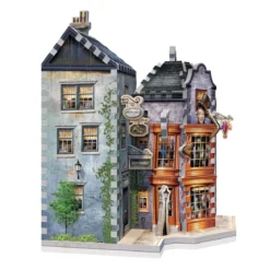 Puzzle 3D Harry Potter Diagon Alley : Boutiques Weasley, farces pour sorciers facétieux et La Gazette du Sorcier - 285 pièces