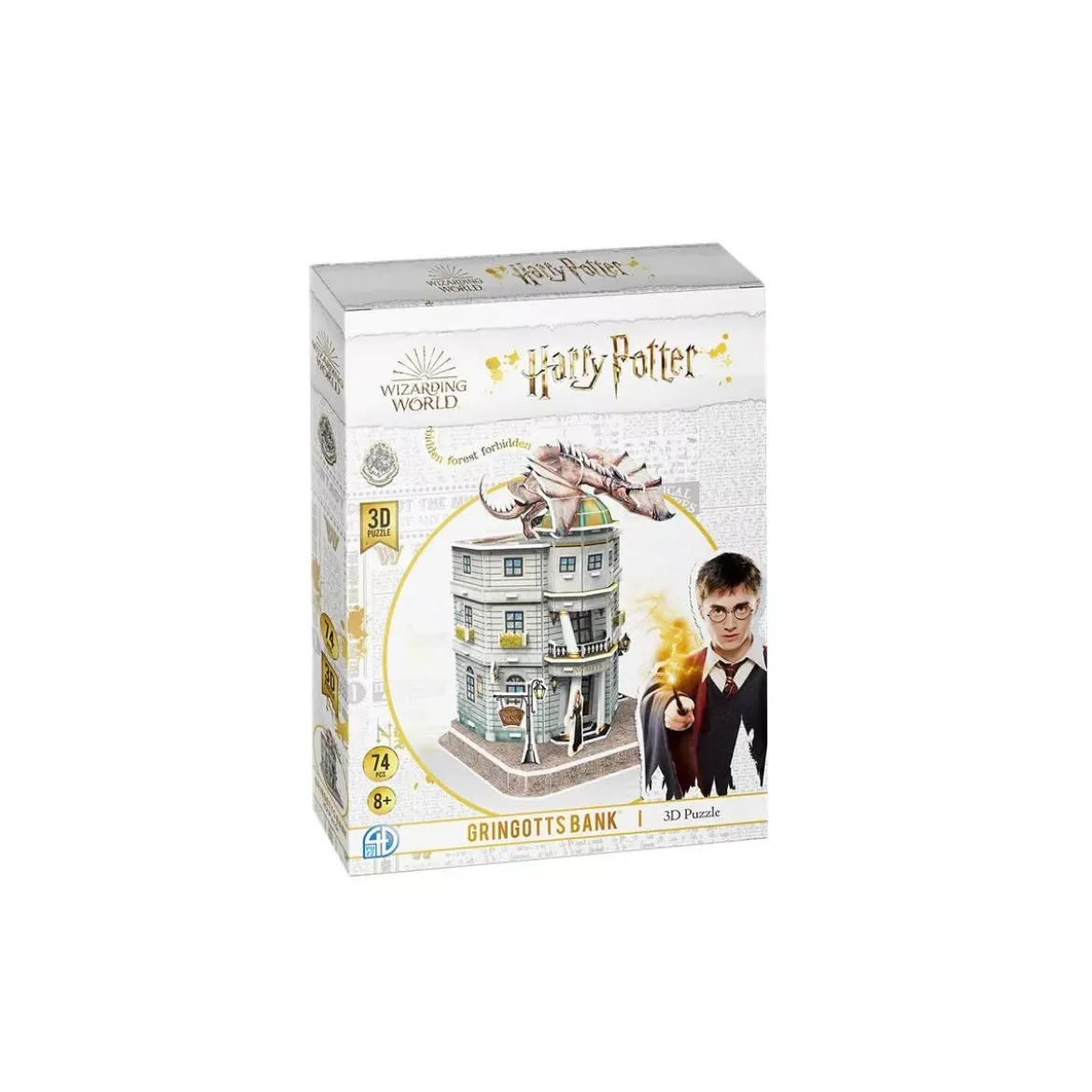 Puzzle 3D Harry Potter - La Banque de Gringotts - 74 pièces