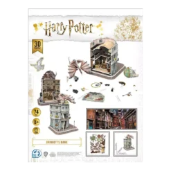 Puzzle 3D Harry Potter - La Banque de Gringotts - 74 pièces