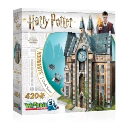 Puzzle 3D Harry Potter Poudlard : La Tour de L'Horloge - 420 pièces