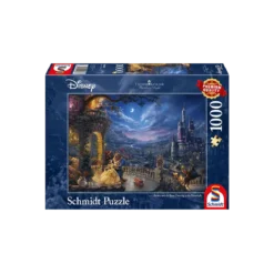 Puzzle Disney La Belle et la Bête : Danse au clair de Lune - 1000 pièces