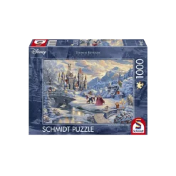 Puzzle Disney La Belle et la Bête Enchantement Hivernal - 1000 pièces