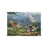 Puzzle Disney Mickey et Minnie dans les Alpes - 1000 pièces