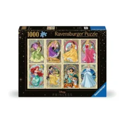 Puzzle Disney : Princesses Art Nouveau - 1000 pièces