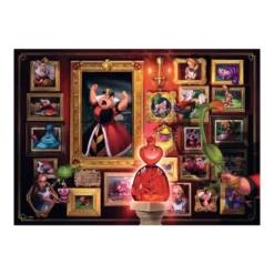 Puzzle Disney Villainous : Reine de Coeur - 1000 pièces