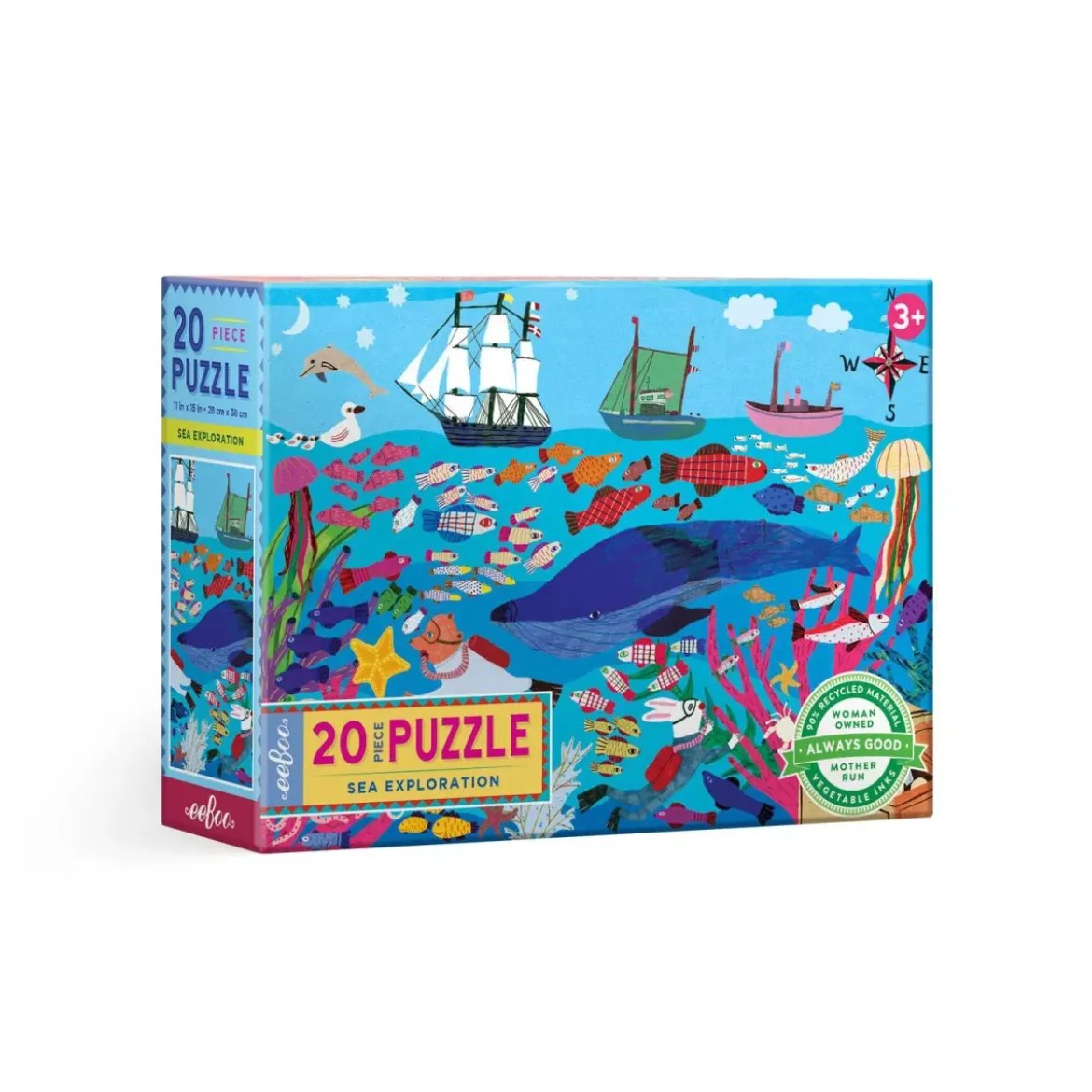 Puzzle Exploration Marine - 20 pièces