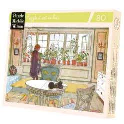 Puzzle Fleurs sur la Fenêtre - 80 pièces