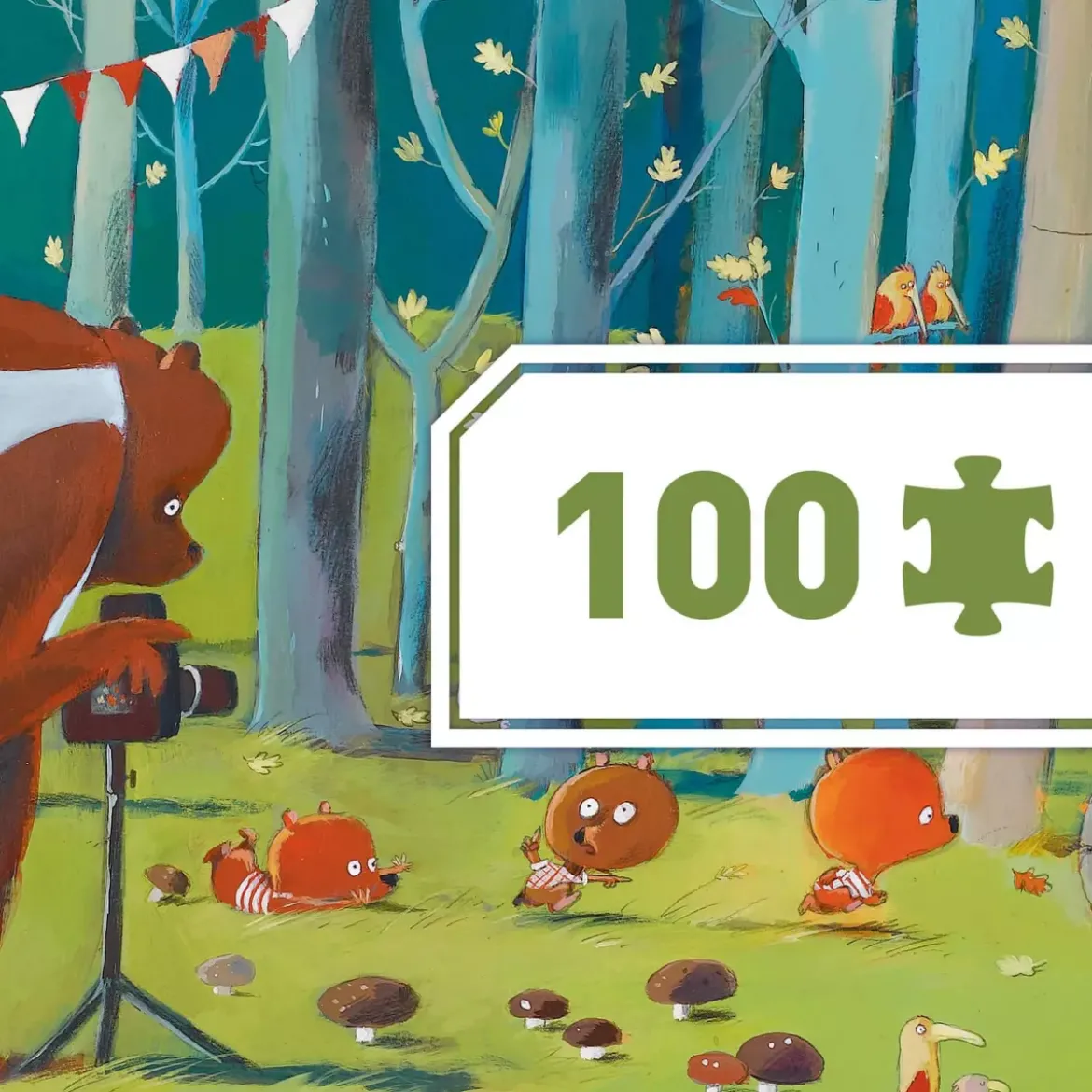 Puzzle Gallery Forest Friends - 100 pièces