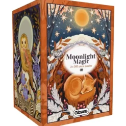 Puzzle Gibsons Moonlight Magic - 3 x 500 pièces