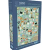 Puzzle Gibsons The Art File : It's a Cat's Life - 1000 pièces