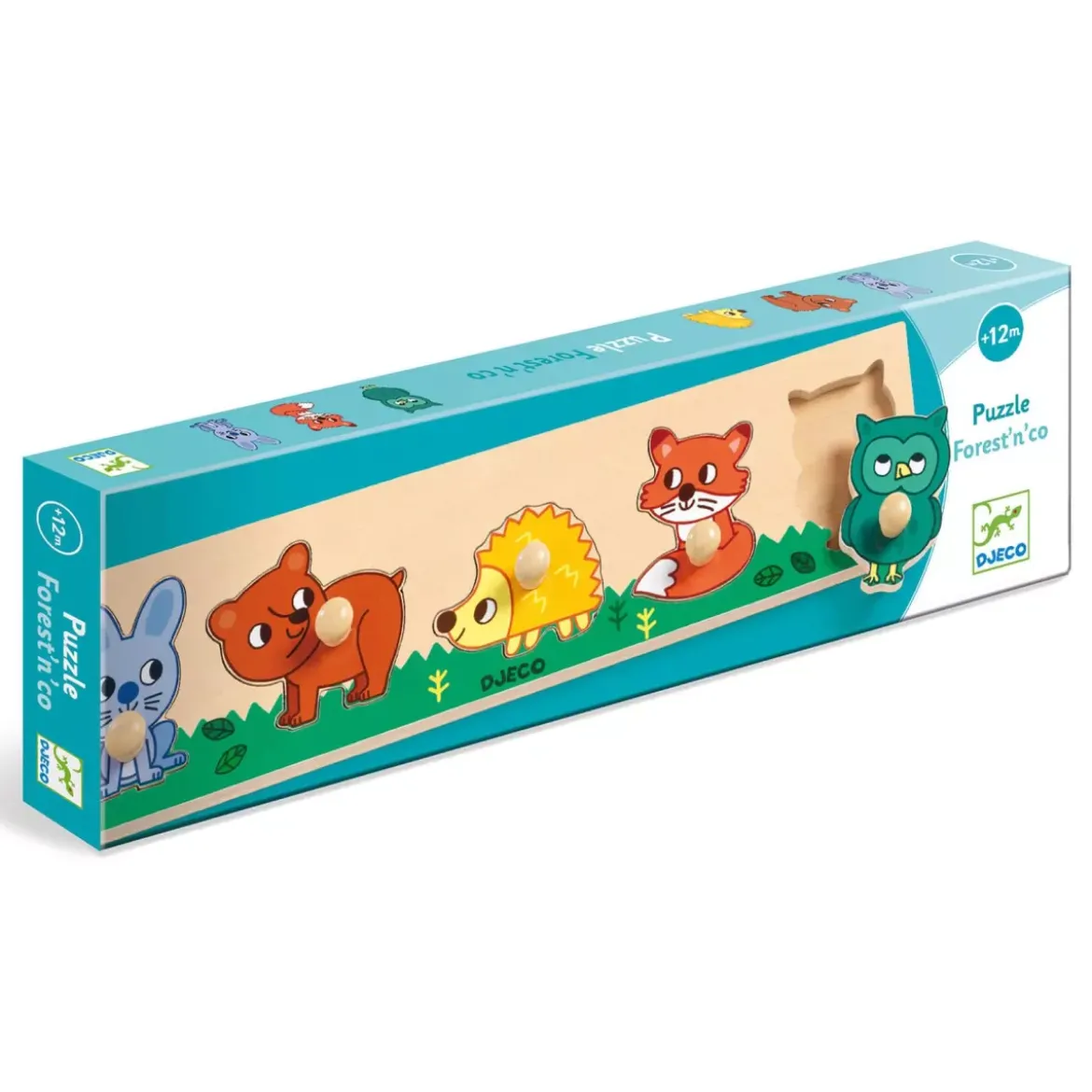 Puzzle Gros Boutons Forest'n'Co - 5 pièces