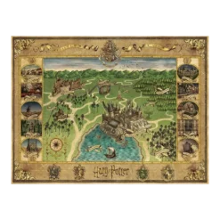 Puzzle Harry Potter La Carte de Poudlard Minalima - 1500 pièces