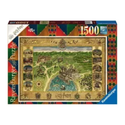 Puzzle Harry Potter La Carte de Poudlard Minalima - 1500 pièces